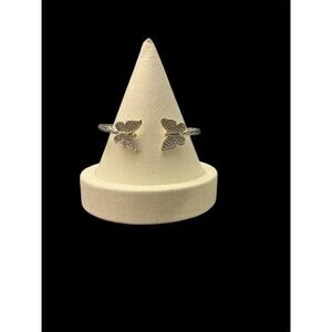 Two Tone Cable Butterfly Bracelet